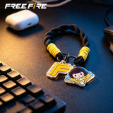 Free Fire Kelly wristband keychain featuring a game-themed Kelly design, suitable for attaching to keys, bags, backpacks, or other accessories