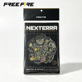 Free Fire Bermuda and NexTerra Map Jigsaw Puzzle Set featuring two detailed game maps in black rectangular frames.