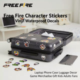 Free Fire Booyah! Stickers featuring designs inspired by the popular Free Fire battle royale game.