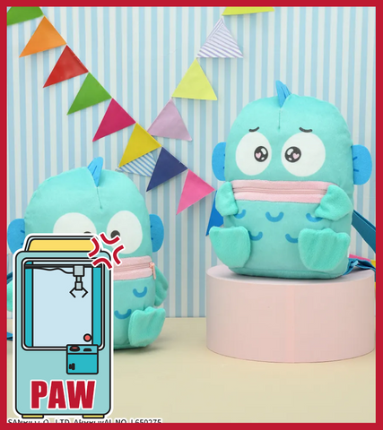 🕹️Paw Game - Hangyodon Premium Plush Backpack Serious or Sparkling