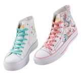 Hatsune Miku 39 Mirror Meets Spring Concerto Series casual sneakers featuring an elegant Miku-inspired design for everyday wear.