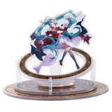 Hatsune Miku acrylic stand featuring the virtual idol with turquoise twin-tailed hair and a colorful character design.