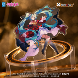 Hatsune Miku acrylic stand featuring the virtual idol with turquoise twin-tailed hair and a colorful character design.