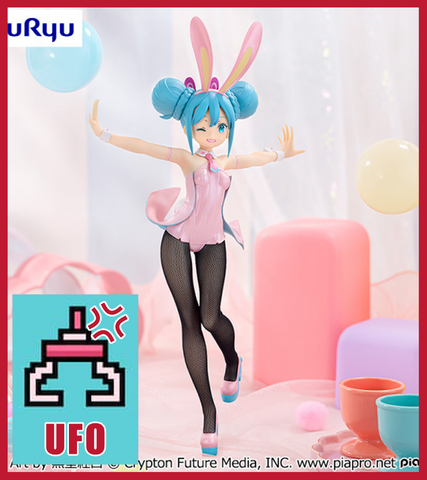 🕹️Paw Game - UFO Catcher: Hatsune Miku Wink Pearl Pink BiCute Bunny