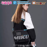 Moeyu Hatsune Miku large-capacity commuter ita shoulder and crossbody bag with a multifunctional anime-inspired design.