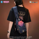 Hatsune Miku Dimensional Discovery Baroque Overture Chest Bag featuring an elegant Miku-themed design, adjustable strap, and compact everyday carry style.