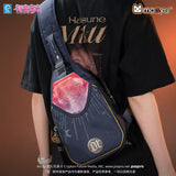 Hatsune Miku Dimensional Discovery Baroque Overture Chest Bag featuring an elegant Miku-themed design, adjustable strap, and compact everyday carry style.