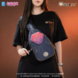 Hatsune Miku Dimensional Discovery Baroque Overture Chest Bag featuring an elegant Miku-themed design, adjustable strap, and compact everyday carry style.