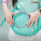 Moeyu Hatsune Miku Forest Breath Series large-capacity commuter shoulder crossbody bag featuring a nature-inspired Miku design.
