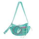 Moeyu Hatsune Miku Forest Breath Series large-capacity commuter shoulder crossbody bag featuring a nature-inspired Miku design.