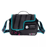 Hatsune Miku Functional Syllable Shoulder Bag front view featuring a detailed Hatsune Miku design, compact crossbody style, and adjustable shoulder strap