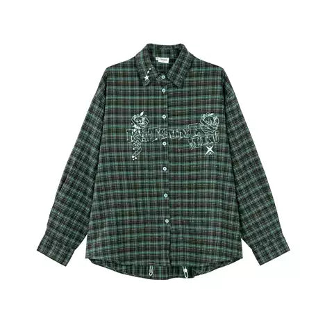 Moeyu Hatsune Miku Millennium Ice Candy loose-fit long-sleeve shirt jacket for casual everyday wear.