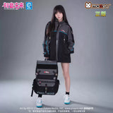 Hatsune Miku Neon Electronic Music functional backpack featuring a stylish techwear-inspired design with spacious storage for daily use, commuting, or travel.
