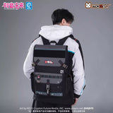Hatsune Miku Neon Electronic Music functional backpack featuring a stylish techwear-inspired design with spacious storage for daily use, commuting, or travel.