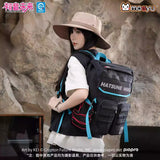 Moeyu Hatsune Miku Neon Electronic Music Techwear Backpack featuring a large-capacity multifunctional design for commuting and travel.