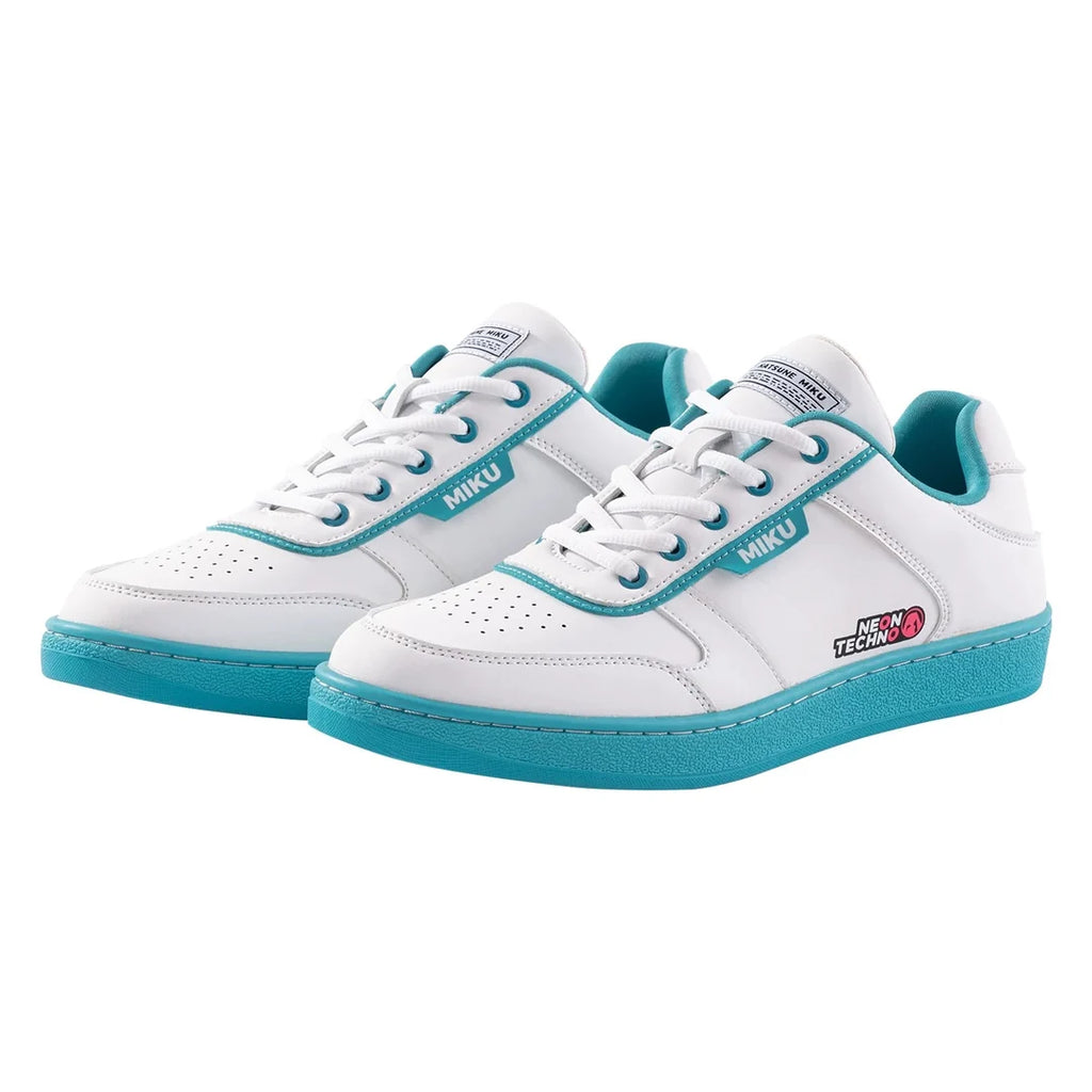 Moeyu Hatsune Miku Neon Electronic Music techwear casual sneakers featuring a futuristic neon-inspired design