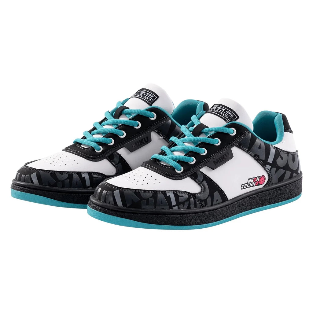 Moeyu Hatsune Miku Neon Electronic Music techwear casual sneakers featuring a futuristic neon-inspired design