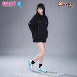 Moeyu Hatsune Miku Neon Electronic Music techwear casual sneakers featuring a futuristic neon-inspired design