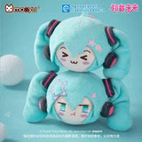Hatsune Miku plush dumpling doll keychain in Type A design.