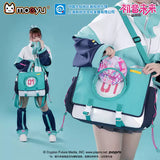 Hatsune Miku Rhythm Commuter Shoulder Crossbody Bag featuring a Vocaloid-inspired design, perfect for everyday use, commuting, and anime fans.