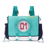 Hatsune Miku Rhythm Commuter Shoulder Crossbody Bag featuring a Vocaloid-inspired design, perfect for everyday use, commuting, and anime fans.
