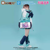Hatsune Miku Rhythm Commuter Shoulder Crossbody Bag featuring a Vocaloid-inspired design, perfect for everyday use, commuting, and anime fans.