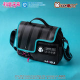 Hatsune Miku Functional Syllable Shoulder Bag front view featuring a detailed Hatsune Miku design, compact crossbody style, and adjustable shoulder strap