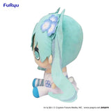 Vocaloid Hatsune Miku Kyurumaru Big Plushie - Nemophila Ver (12 Inches)