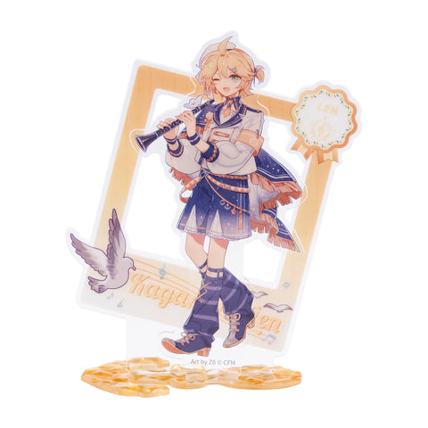 Hatsune Miku Tide Song Series acrylic stand featuring Kagamine Len in a beautiful illustrated design.