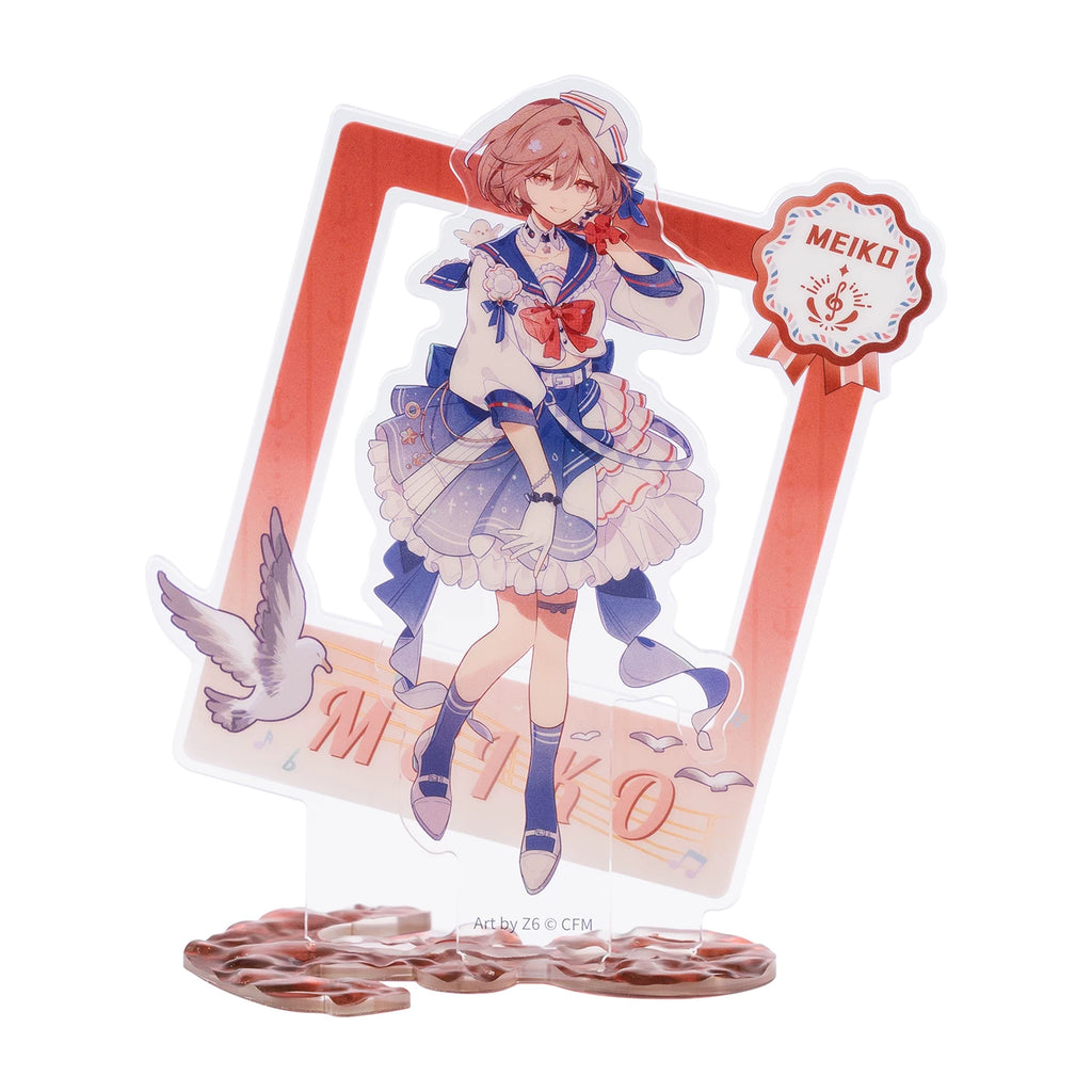 Hatsune Miku Tide Song Series acrylic stand featuring MEIKO in a beautiful illustrated design.