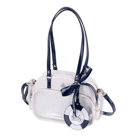 Moeyu Hatsune Miku Tidal Song Series large capacity ita bag featuring a Miku-inspired anime design, suitable as a shoulder or crossbody bag.