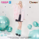 Moeyu Hatsune Miku Millennium Ice Candy short winter boots with detachable furry trim, featuring a cozy and stylish design for autumn and winter wear.