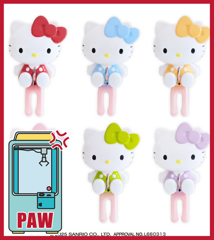 🕹️Paw Game -  Hello Kitty Rainbow Laundry Clip Squad