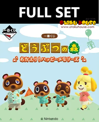 Ichiban Kuji - Animal Crossing: New Horizons - Welcome Back! Happy Memories (Full Set of 70) <br>[Pre-Order]