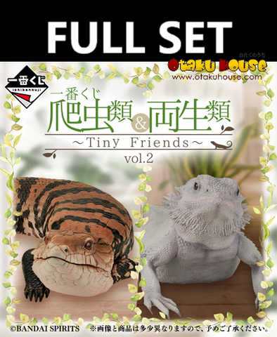 Ichiban Kuji - Reptiles and Amphibians Tiny Friends Vol.2 (Full Set of 80) <br>[Pre-Order]