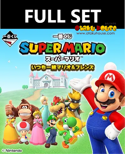 Ichiban Kuji - Super Mario - Always Together Mario and Friends (Full Set of 70)