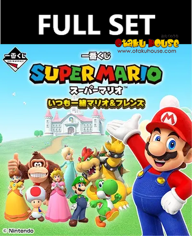Ichiban Kuji - Super Mario - Always Together Mario and Friends (Full Set of 70)