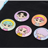 Netflix KPop Demon Hunters Character Pin Button Badges