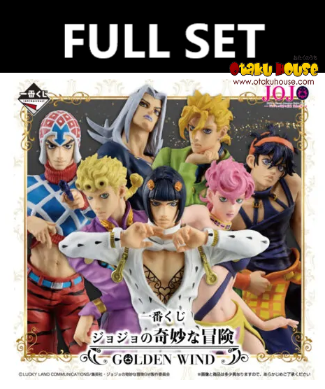 Kuji - Jojo's Bizarre Adventure - Golden Wind (Full Set of 80) <br>[Pre-Order]