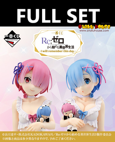 Kuji - Re:Zero - I Will Remember This Day (Full Set of 66)<br>[Pre-Order]