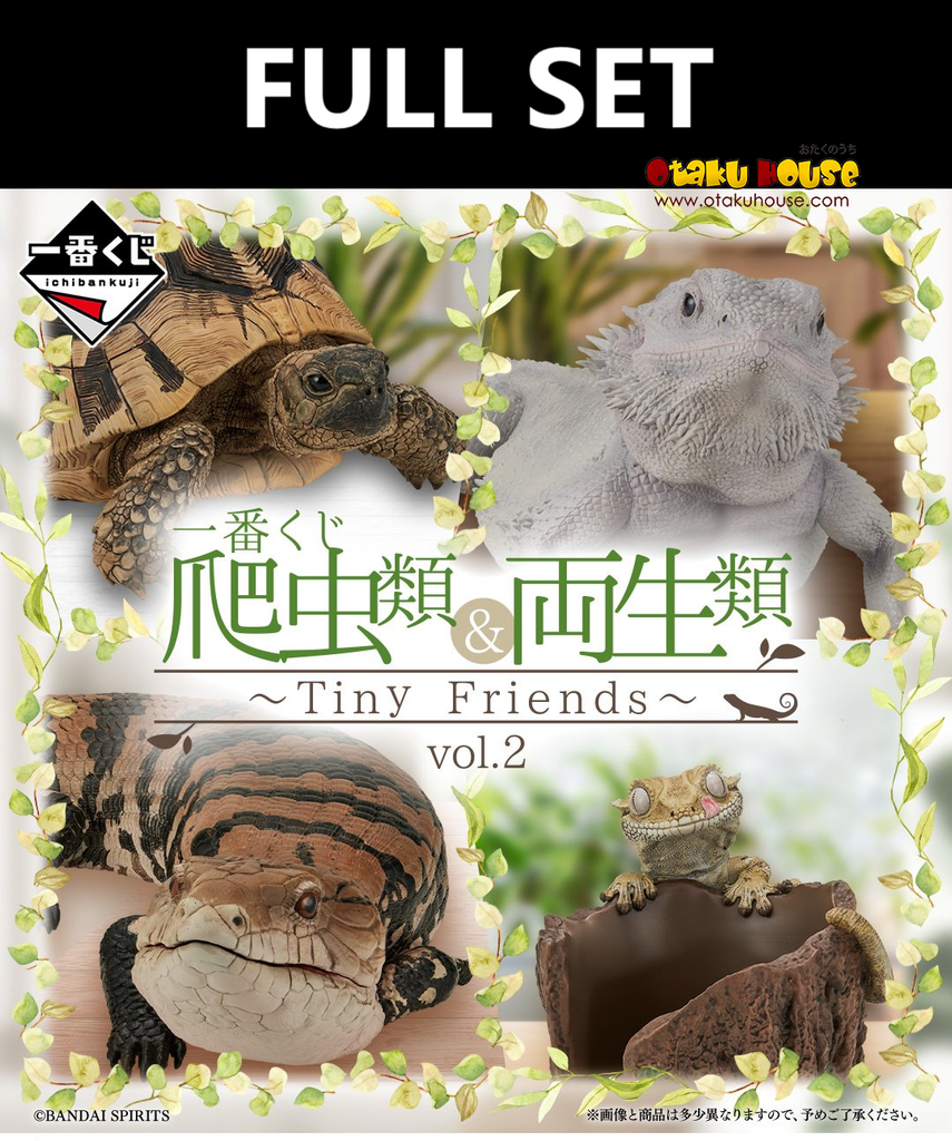 Ichiban Kuji - Reptiles and Amphibians Tiny Friends Vol.2 (Full Set of 80) <br>[Pre-Order]
