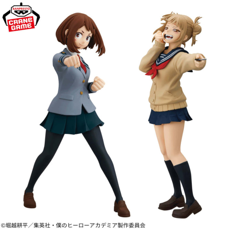My Hero Academia GLITTER & GLAMOURS Figure Collection - Ochaco Uraraka & Himiko Toga