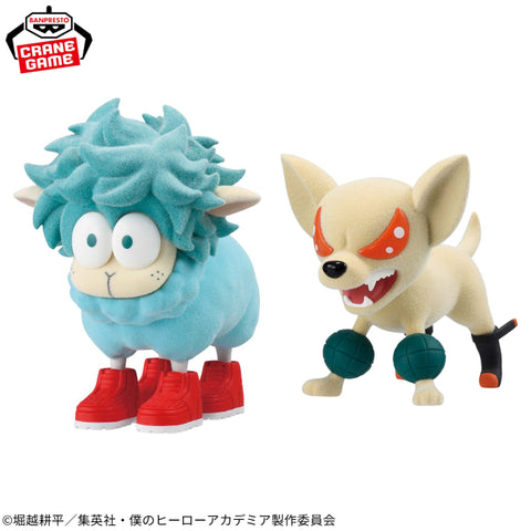 My Hero Academia Fluffy Puffy Figure - Dex Sheep & Bakudog (3 Inches)