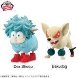 My Hero Academia Fluffy Puffy Figure - Dex Sheep & Bakudog (3 Inches)