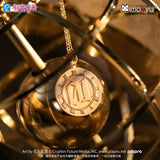 Moeyu Hatsune Miku Dimensional Discovery Baroque Overture metal necklace featuring an anime-inspired Miku pendant design.