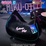 Moeyu Hatsune Miku Synthesizer Wave Wings shoulder bag featuring retro-inspired Vocaloid artwork and a spacious design.