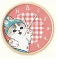 Mofusand Cat Wall Clock Decorative Home Clock
