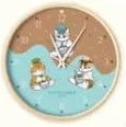 Mofusand Cat Wall Clock Decorative Home Clock