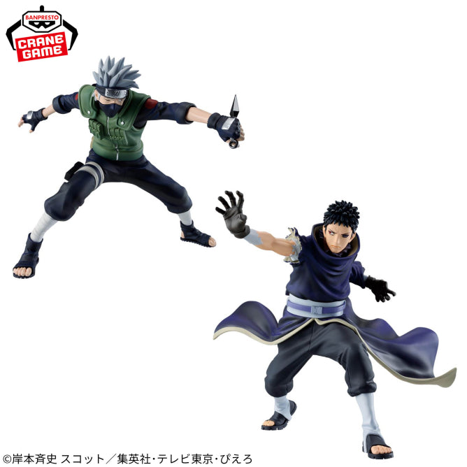 NARUTO Vibration Stars Figure - Hatake Kakashi and Uchiha Obit