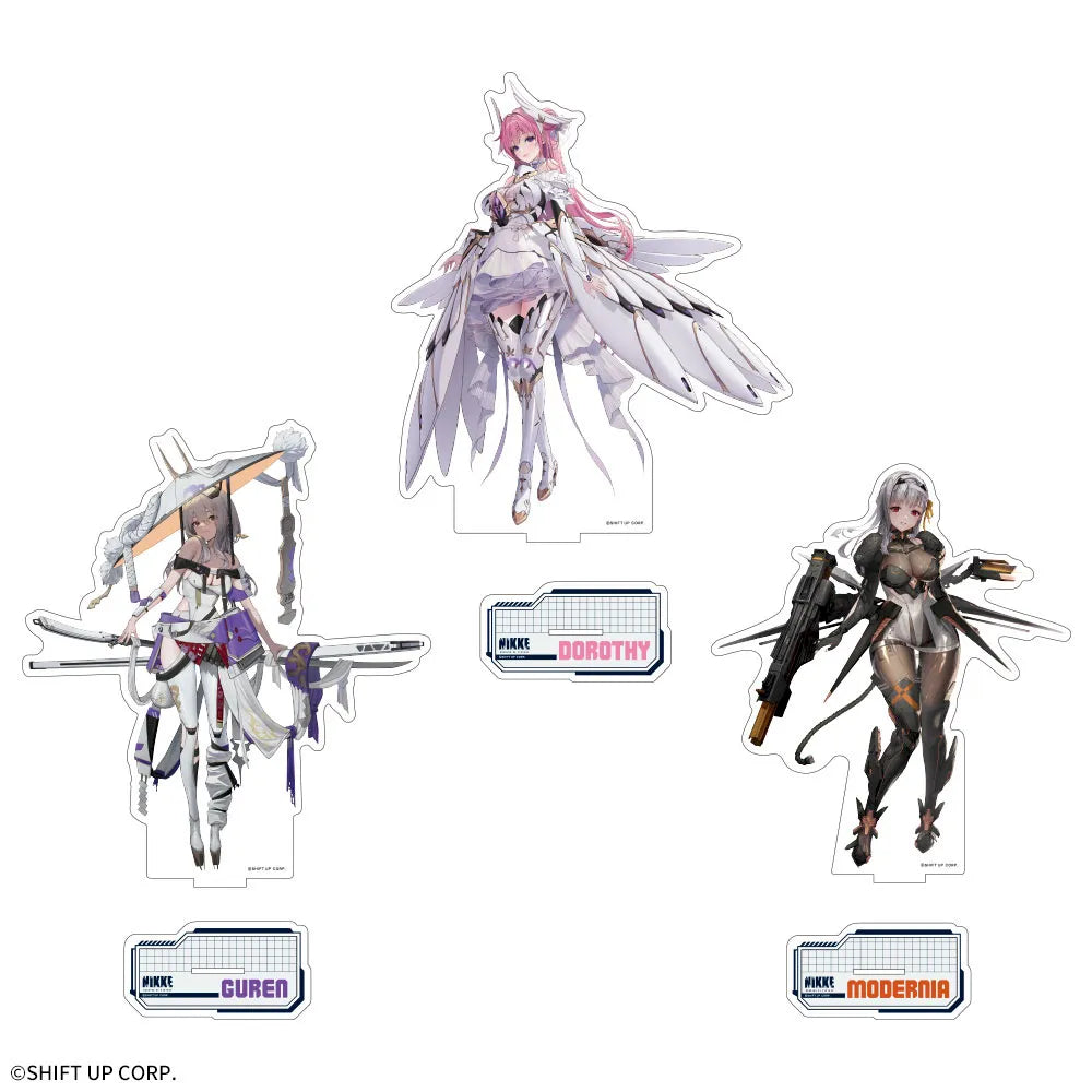 Goddess of Victory: Nikke Platinum Zakka Big Clear Stand - Dorothy, Guren and Modernia